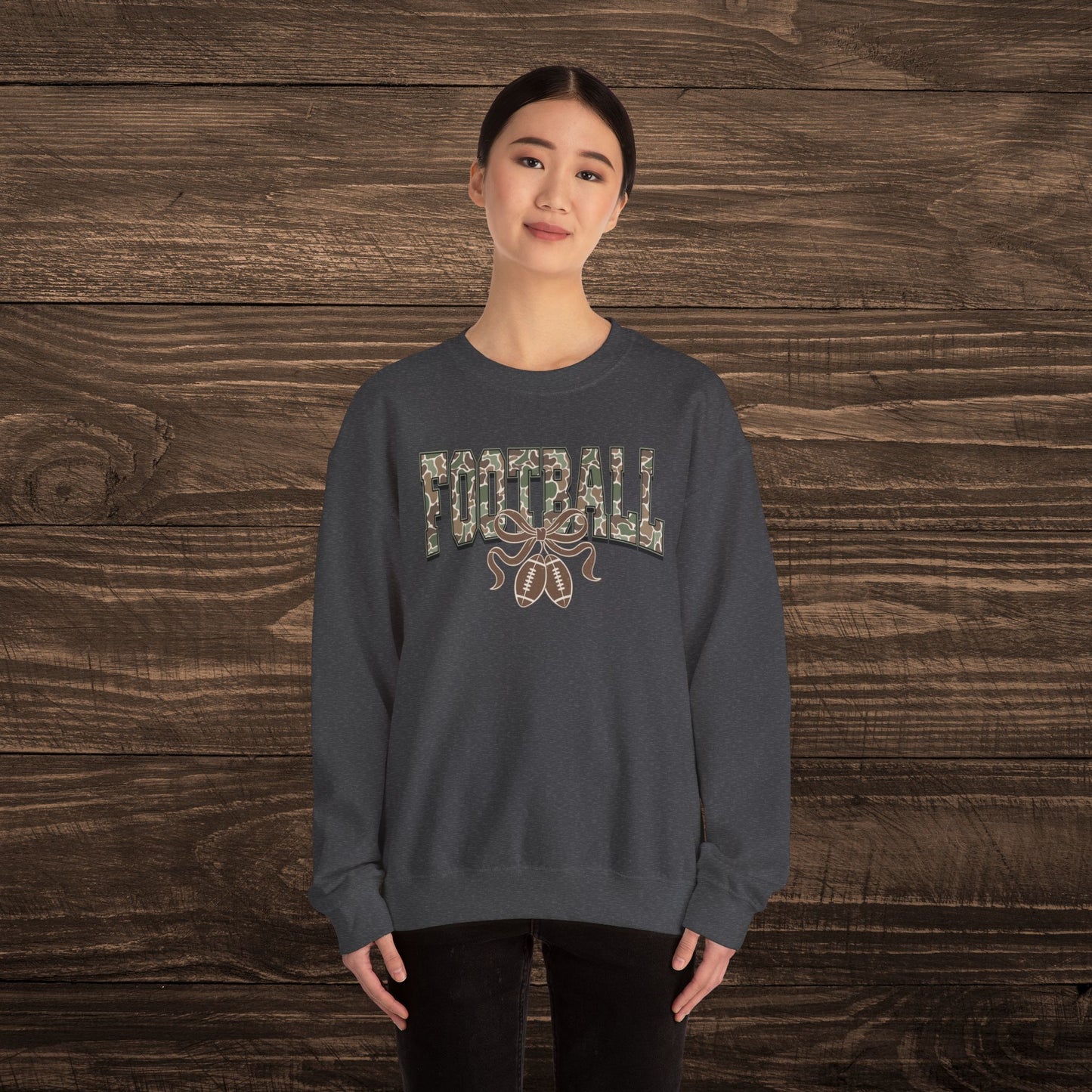 Camo Football Sweatshirt