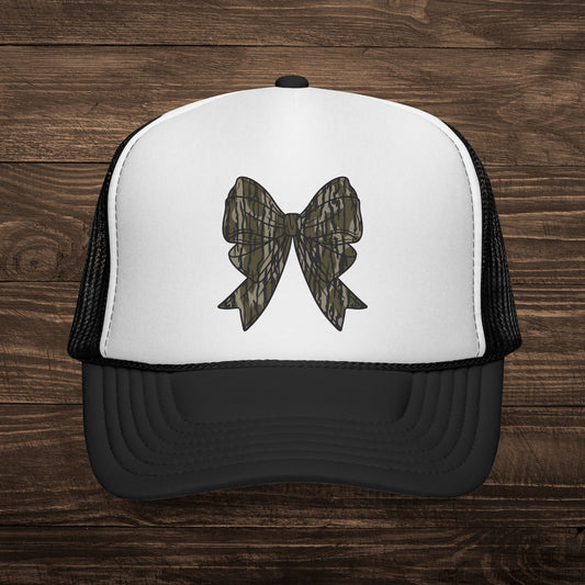 Camo Bow Trucker Cap
