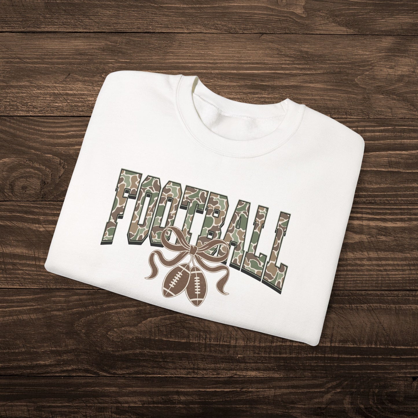 Camo Football Sweatshirt