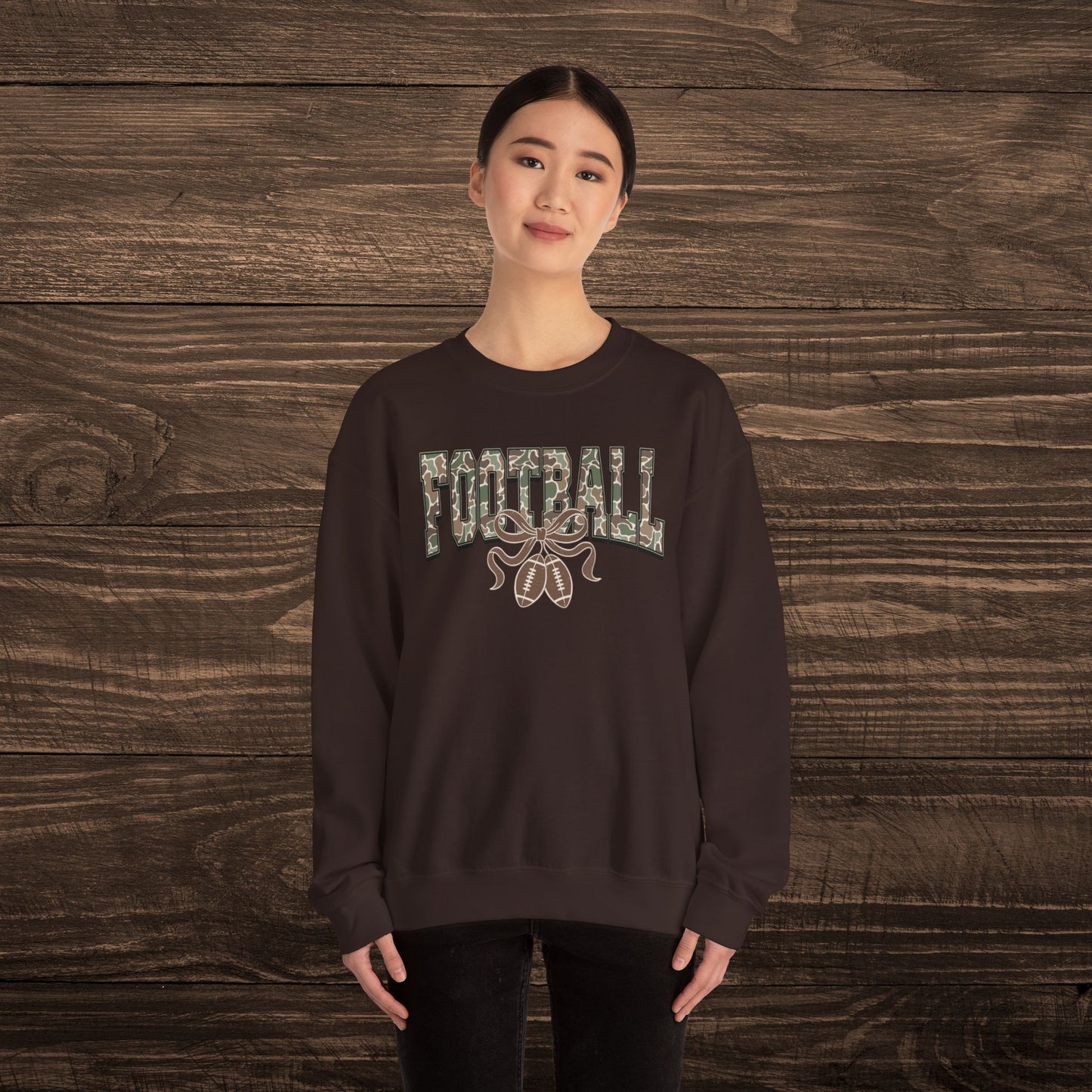 Camo Football Sweatshirt