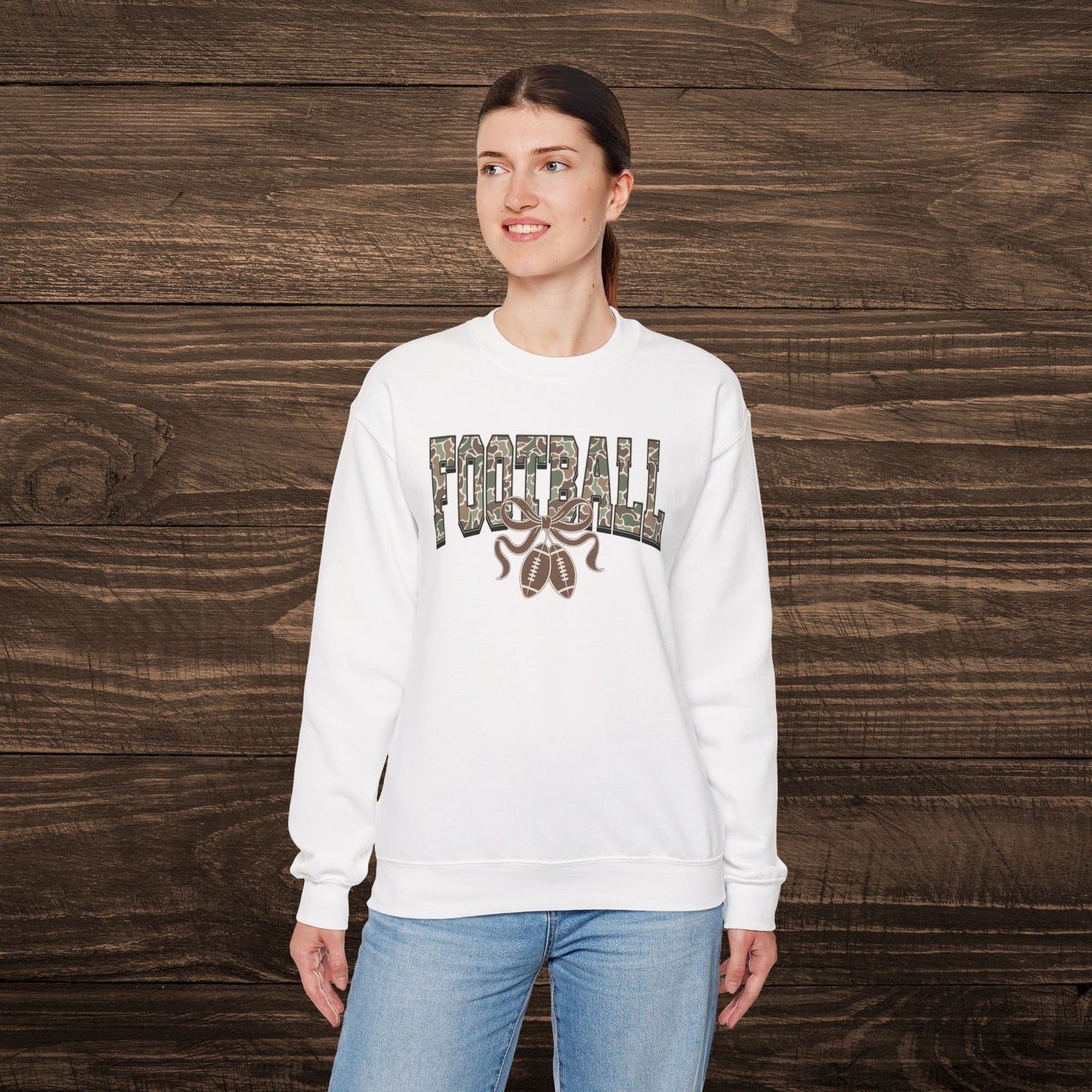 Camo Football Sweatshirt