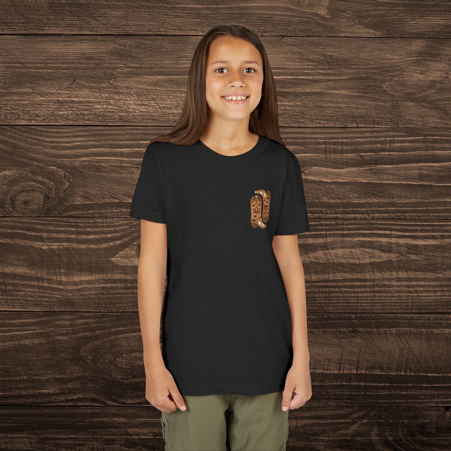 Youth Halloween Boots Tee