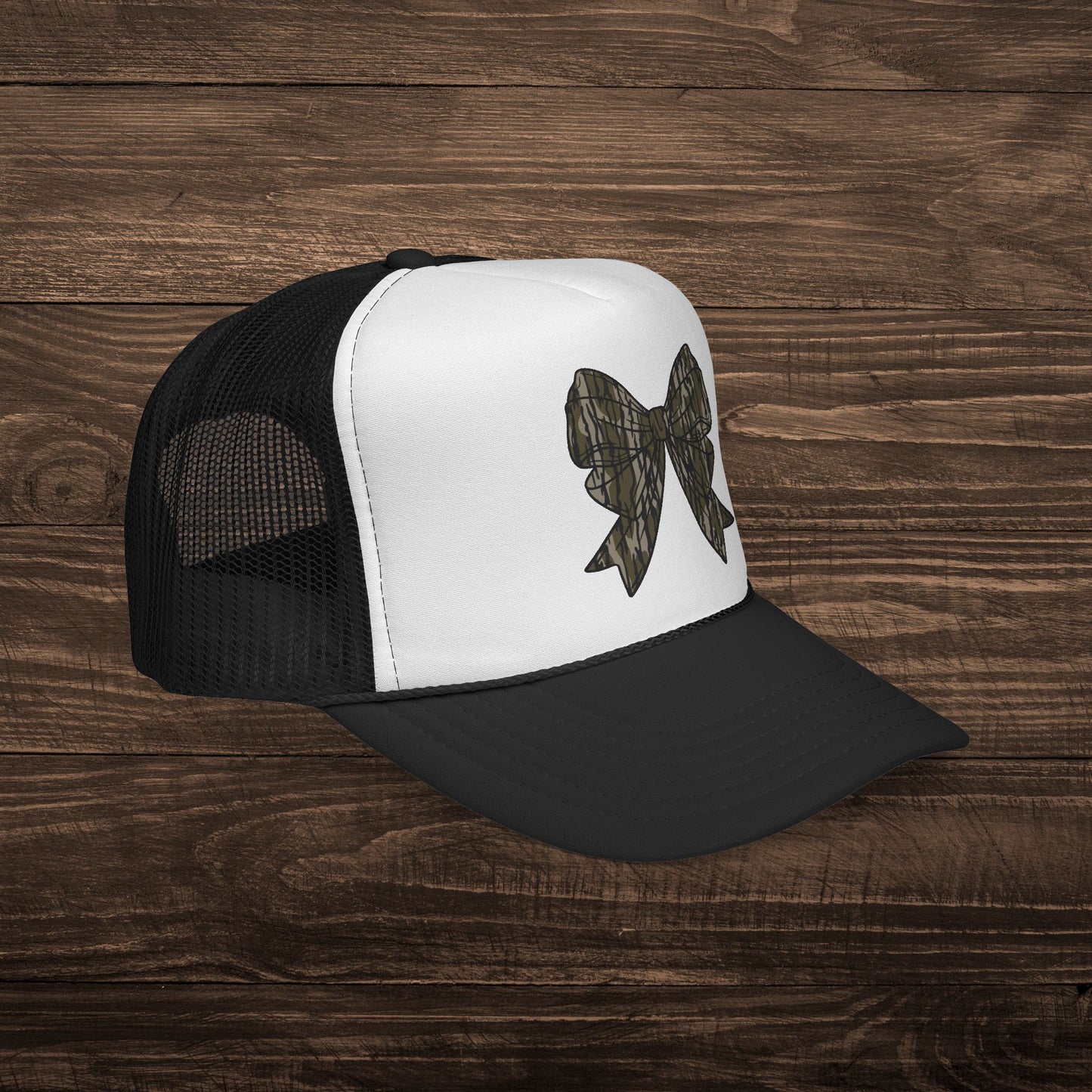 Camo Bow Trucker Cap