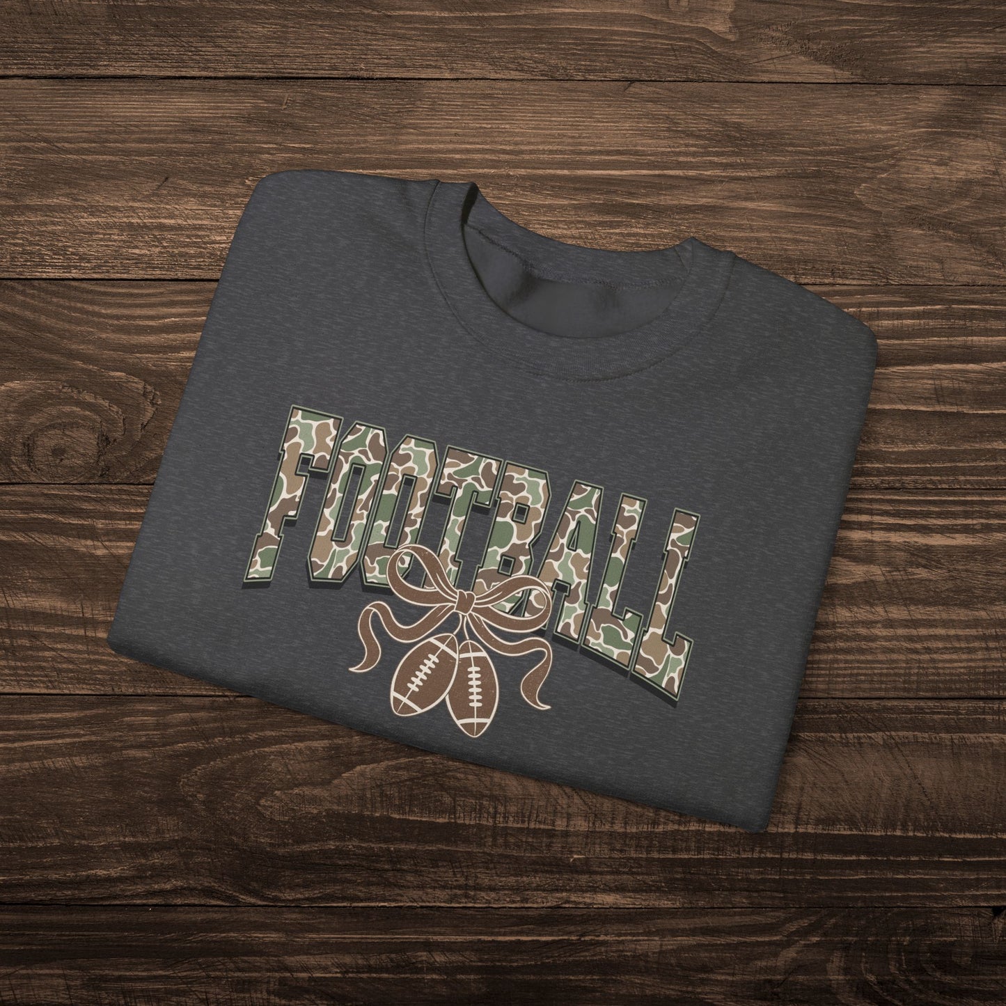 Camo Football Sweatshirt