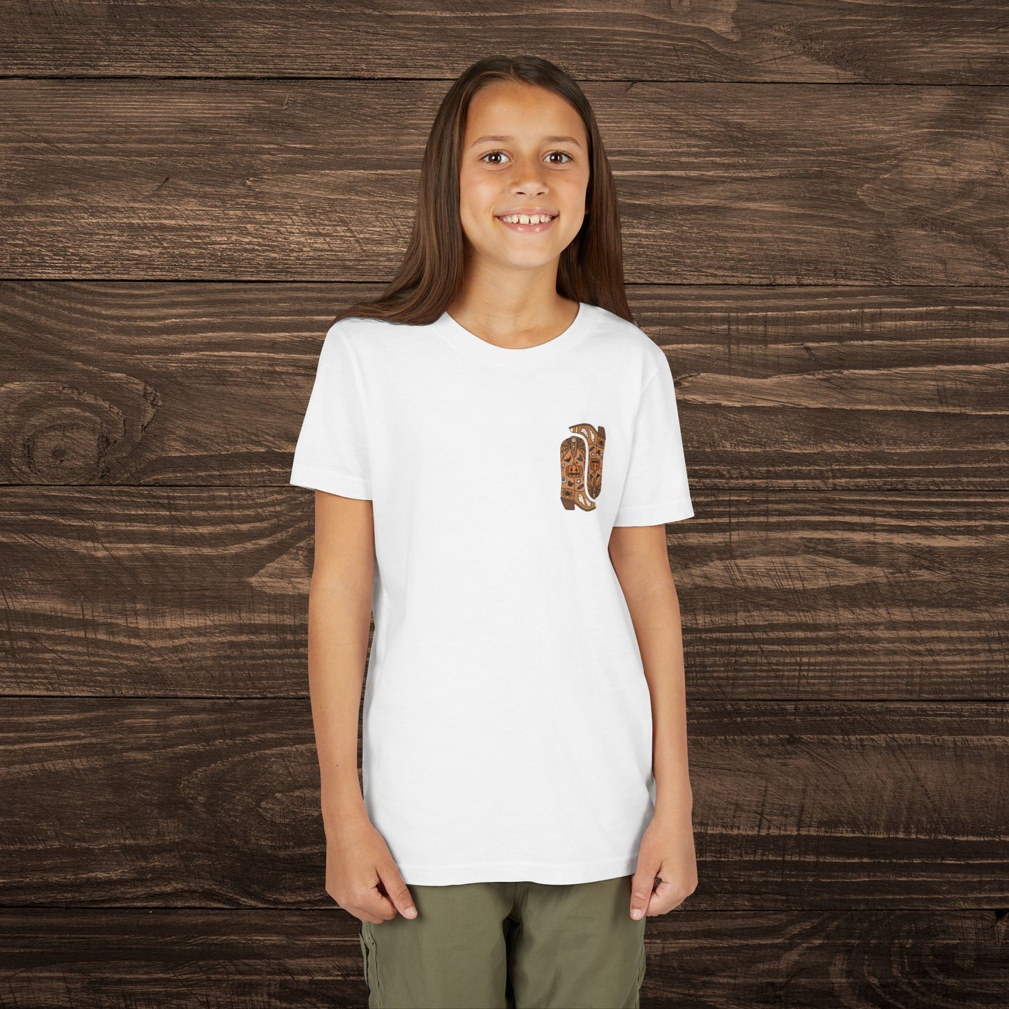 Youth Halloween Boots Tee