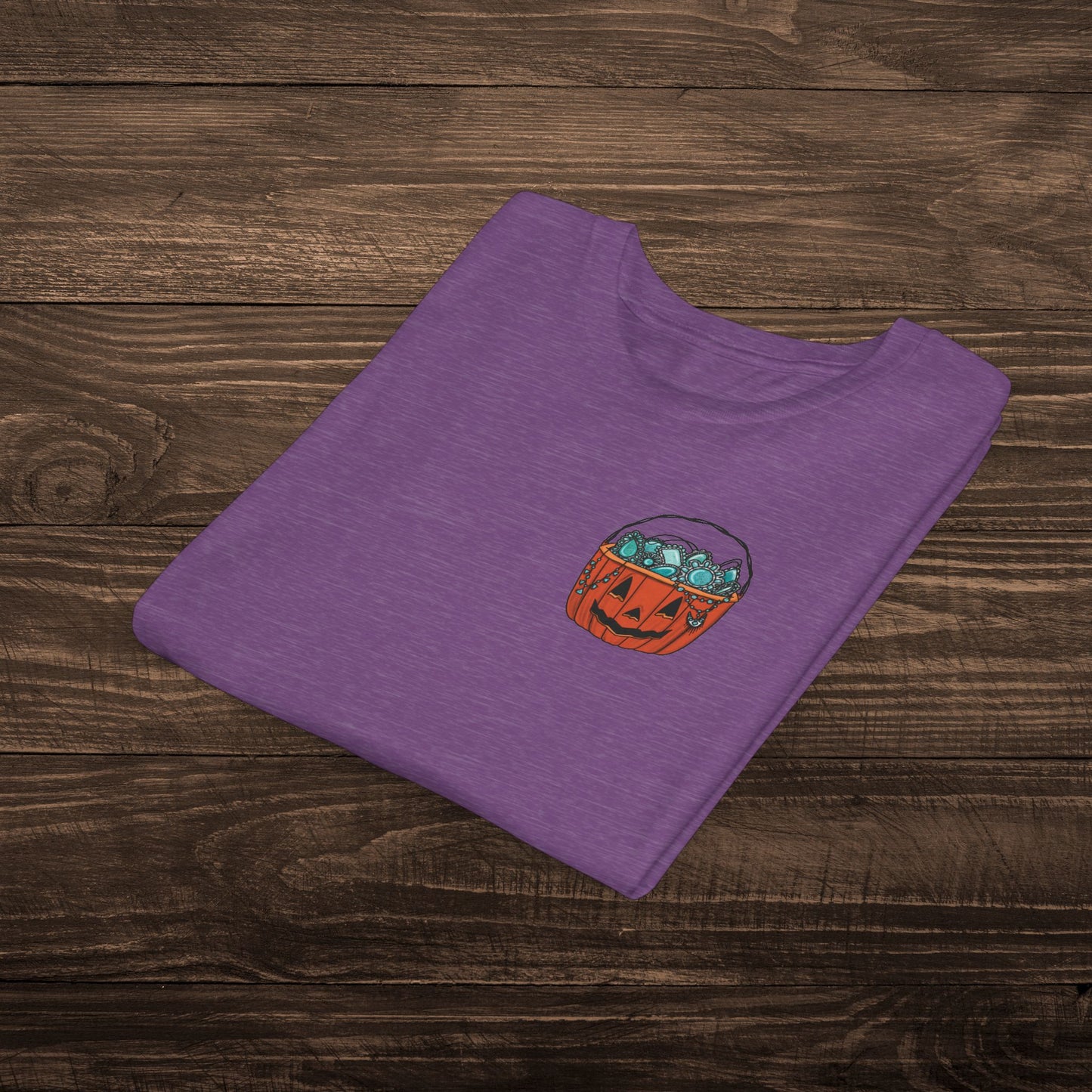 Youth Turquoise Trick or Treat Tee