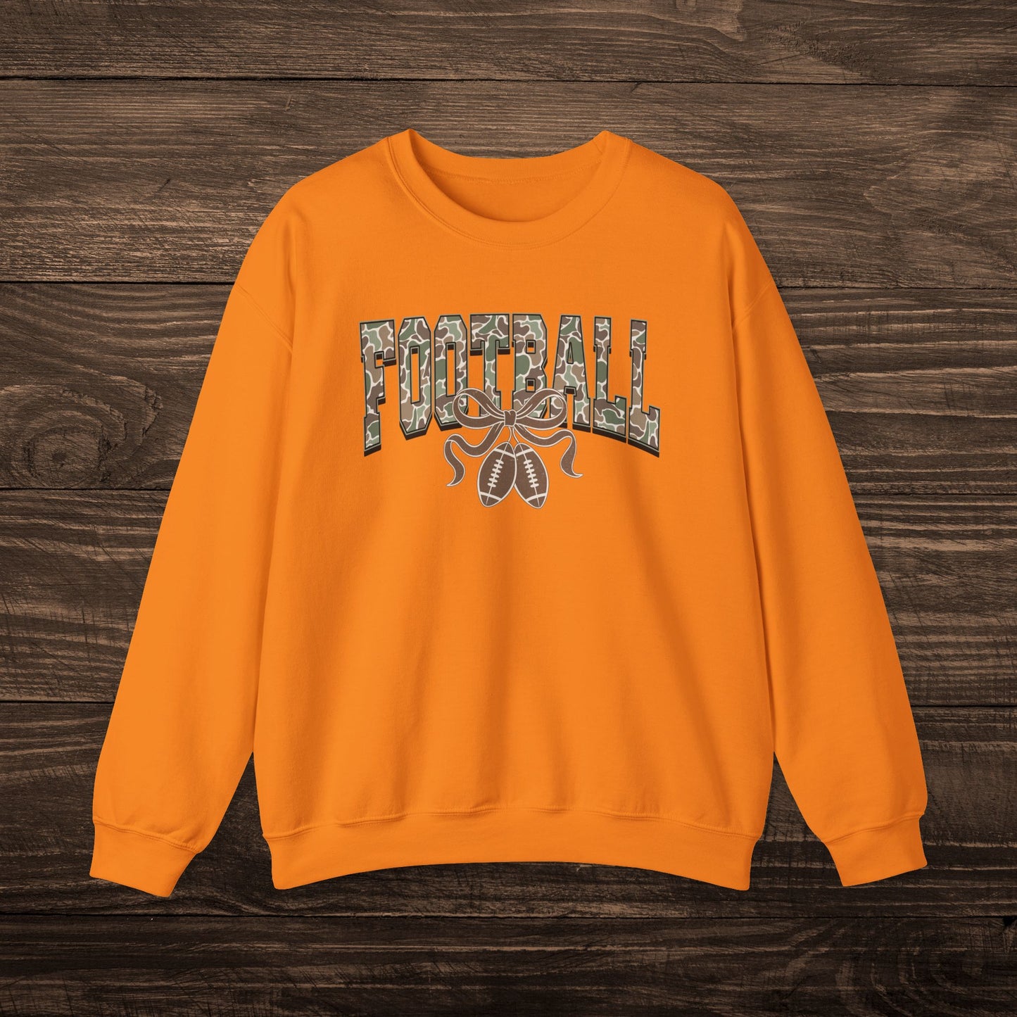 Camo Football Sweatshirt