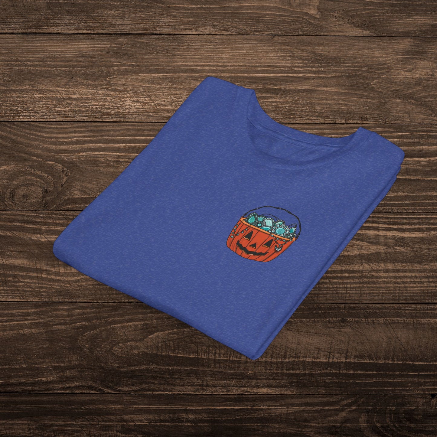 Youth Turquoise Trick or Treat Tee