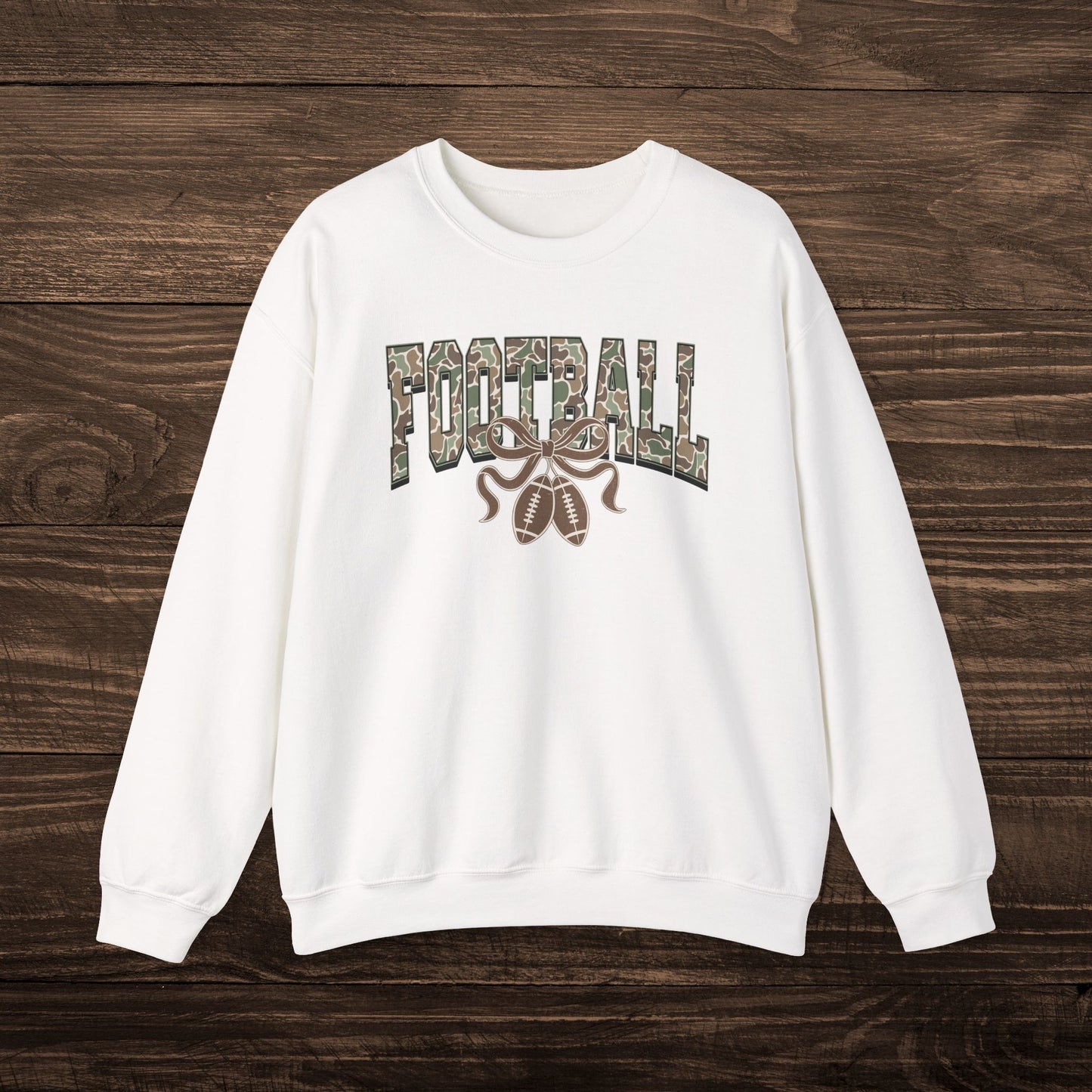 Camo Football Sweatshirt