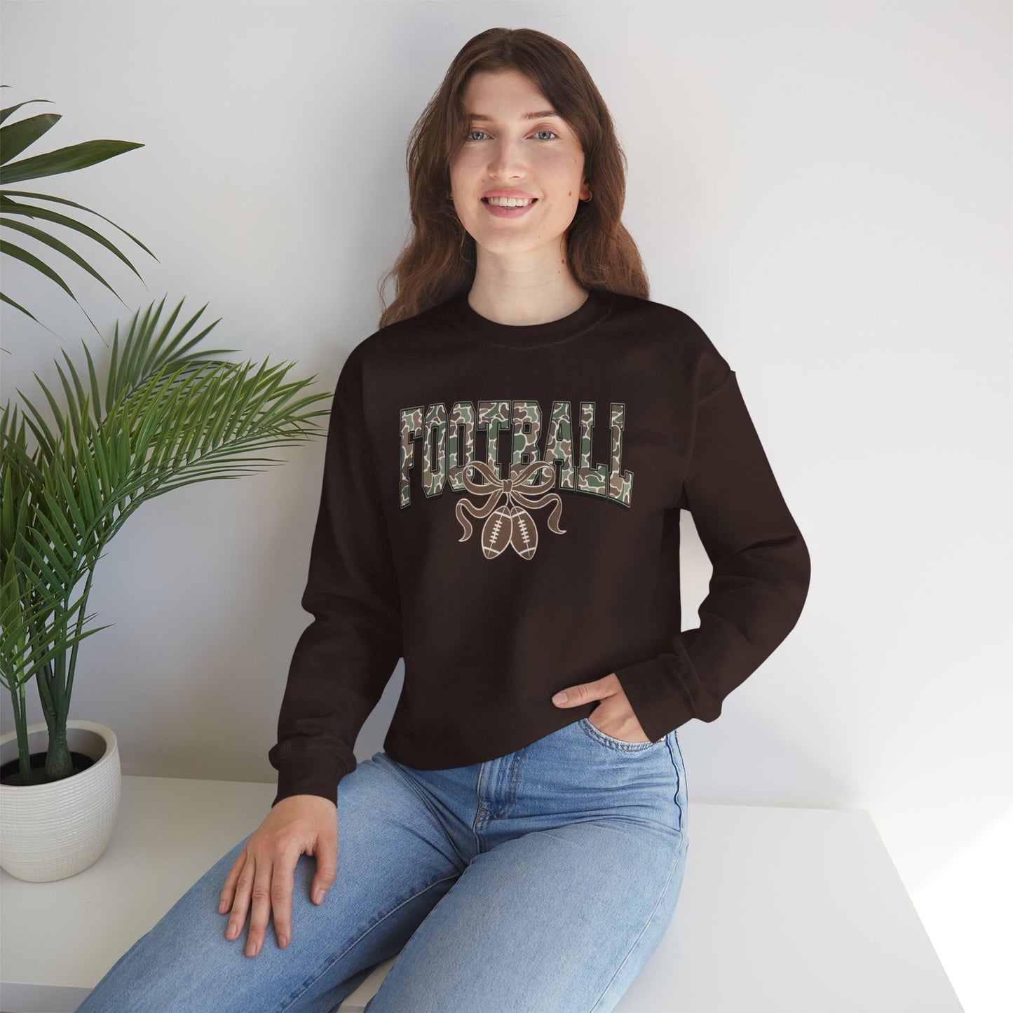 Camo Football Sweatshirt
