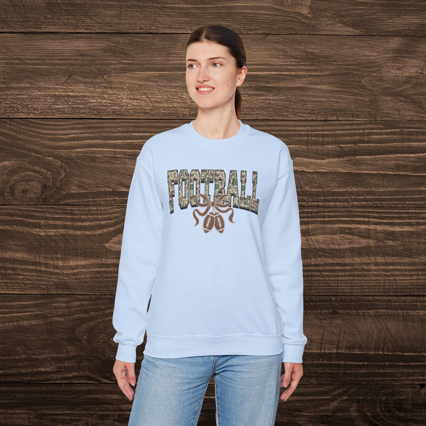 Camo Football Sweatshirt