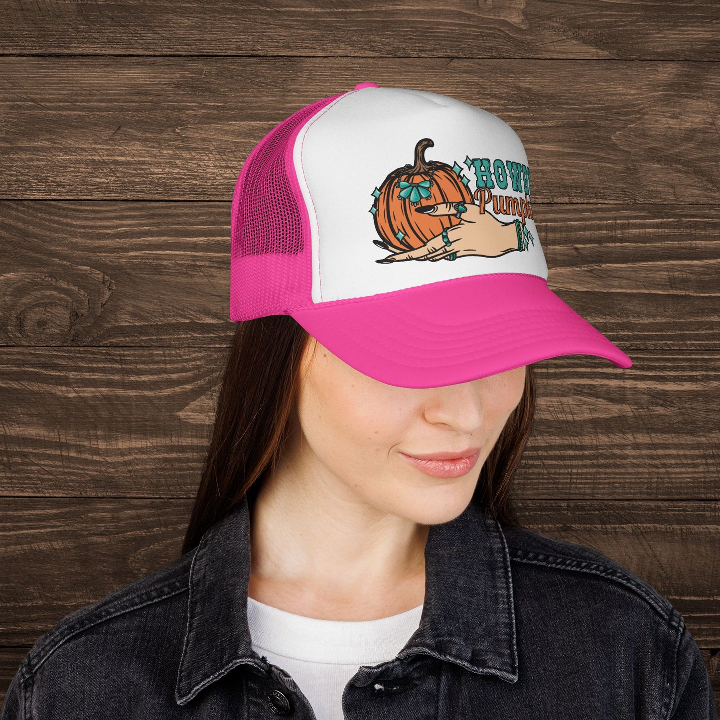Howdy Pumpkin Trucker Cap