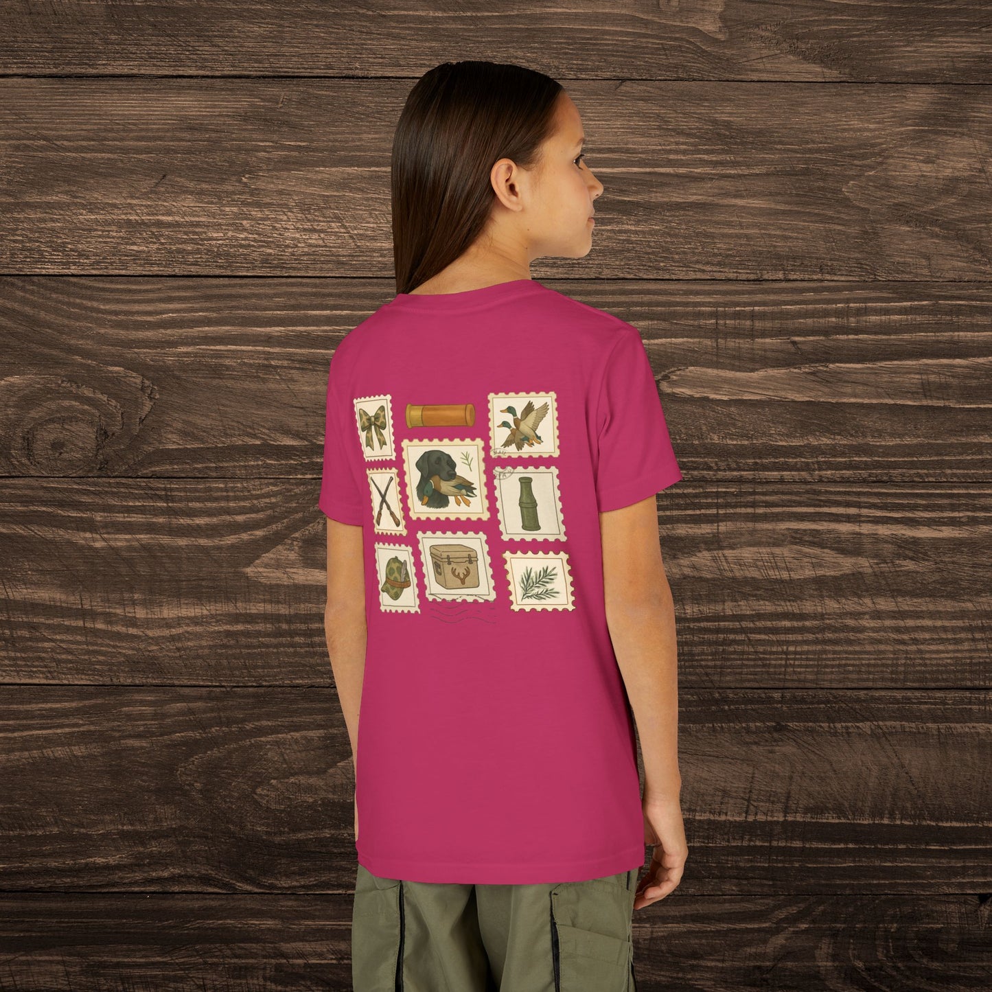 Youth Duck Postage Stamp Tee