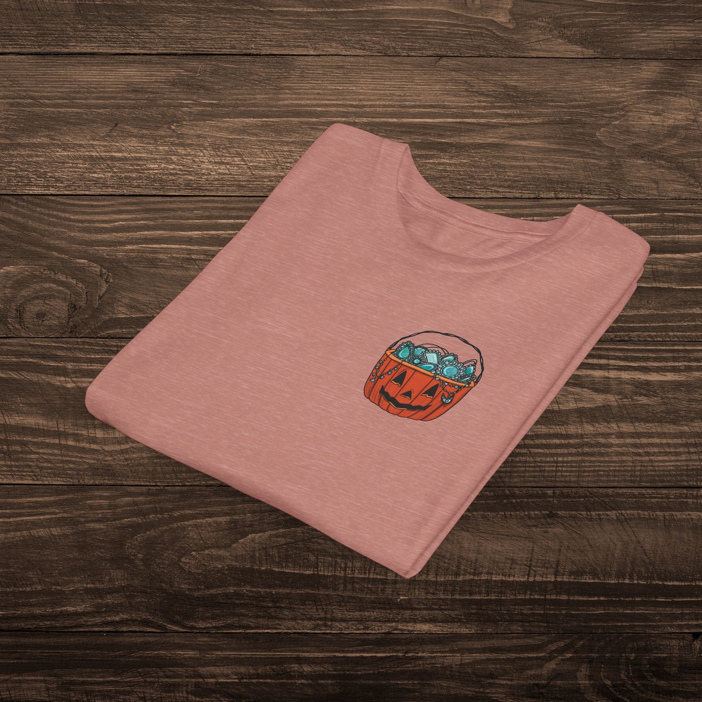Youth Turquoise Trick or Treat Tee