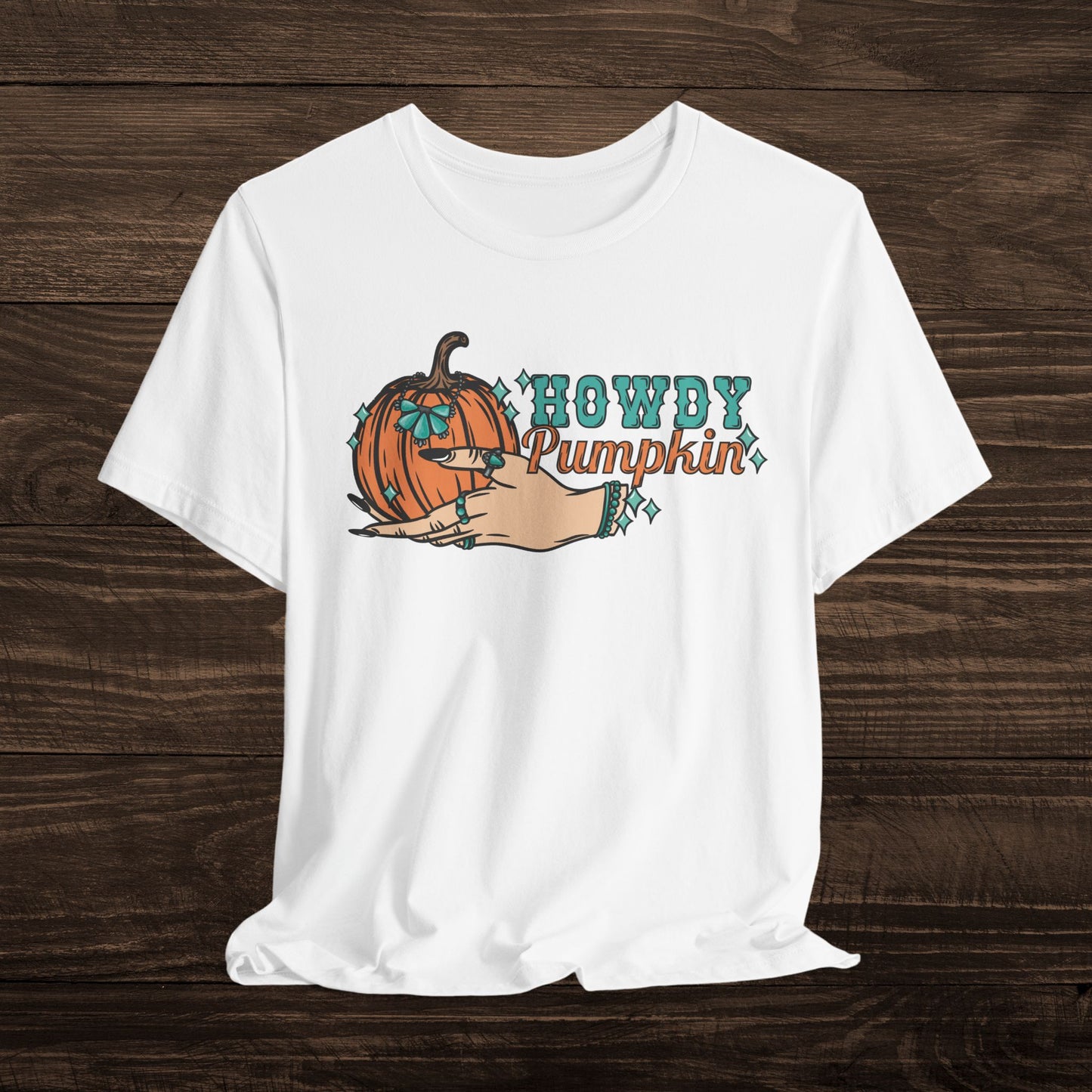 Howdy Pumpkin with Turquoise Tee