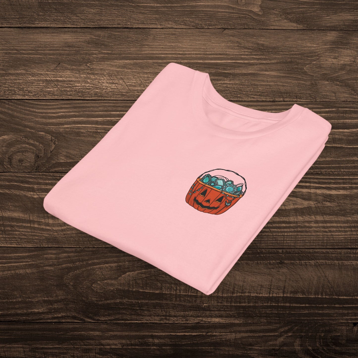 Youth Turquoise Trick or Treat Tee