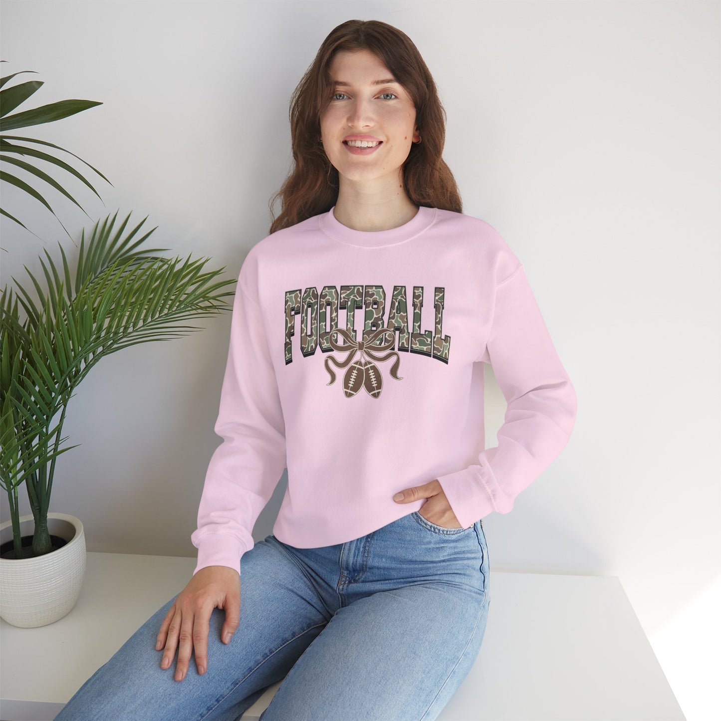 Camo Football Sweatshirt
