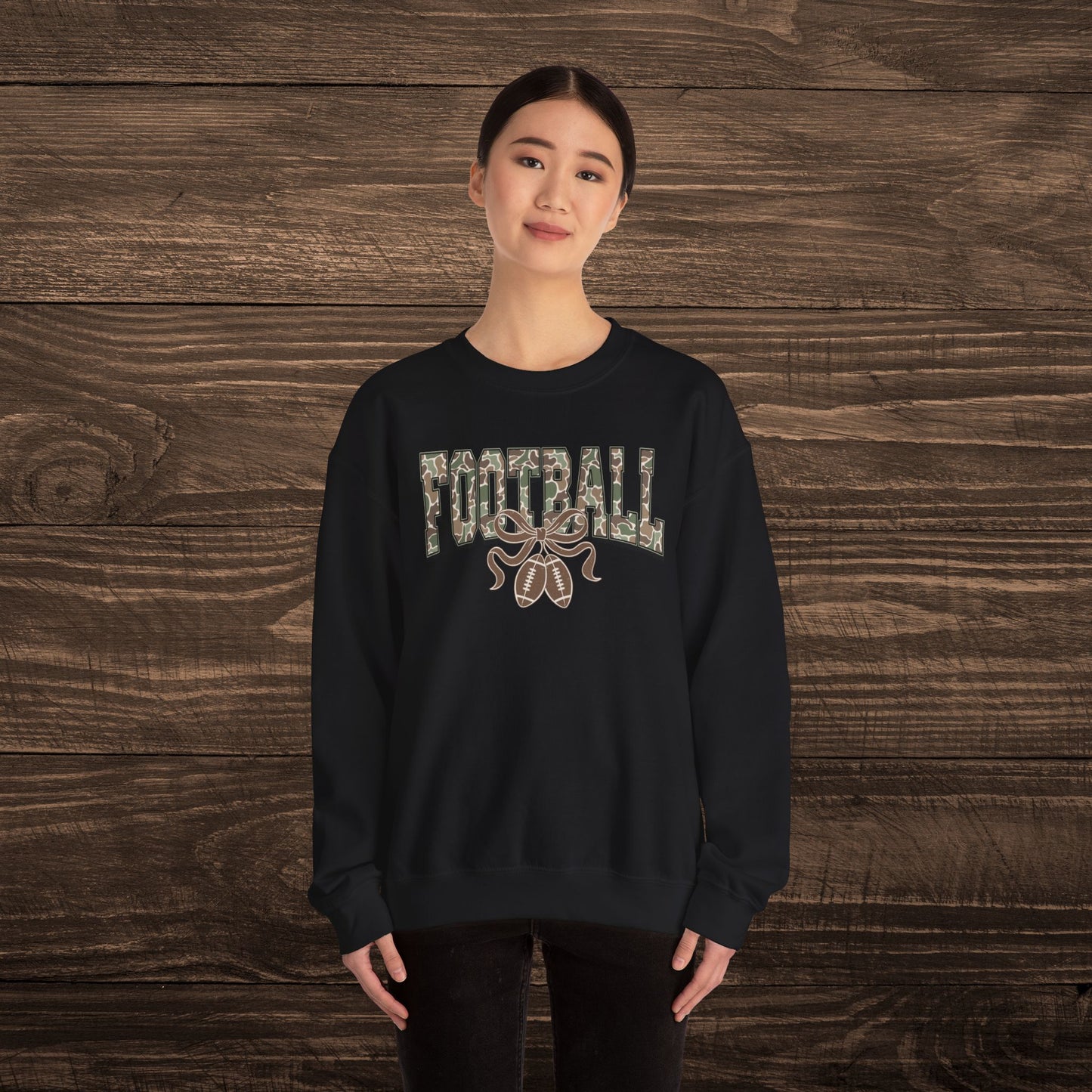 Camo Football Sweatshirt
