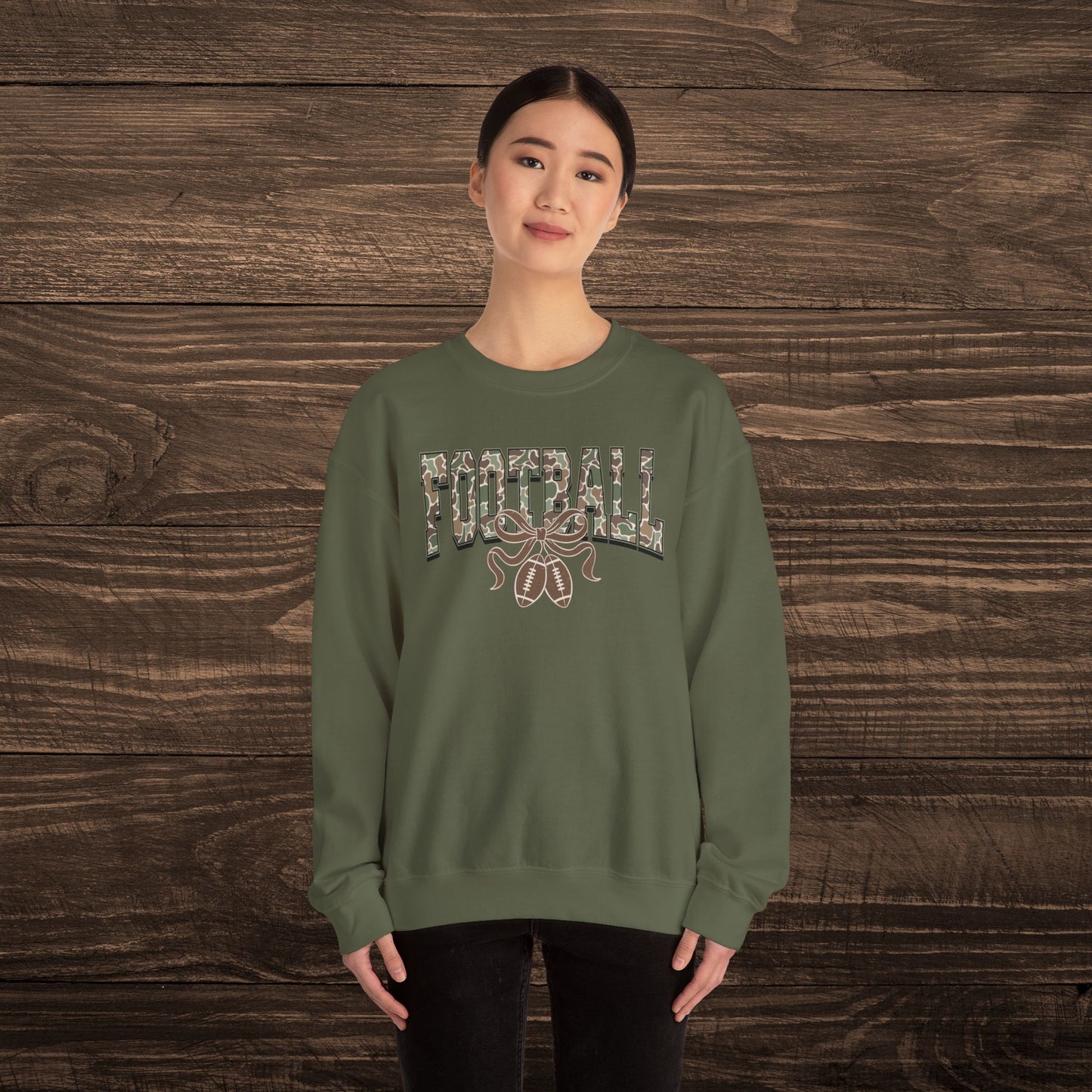 Camo Football Sweatshirt