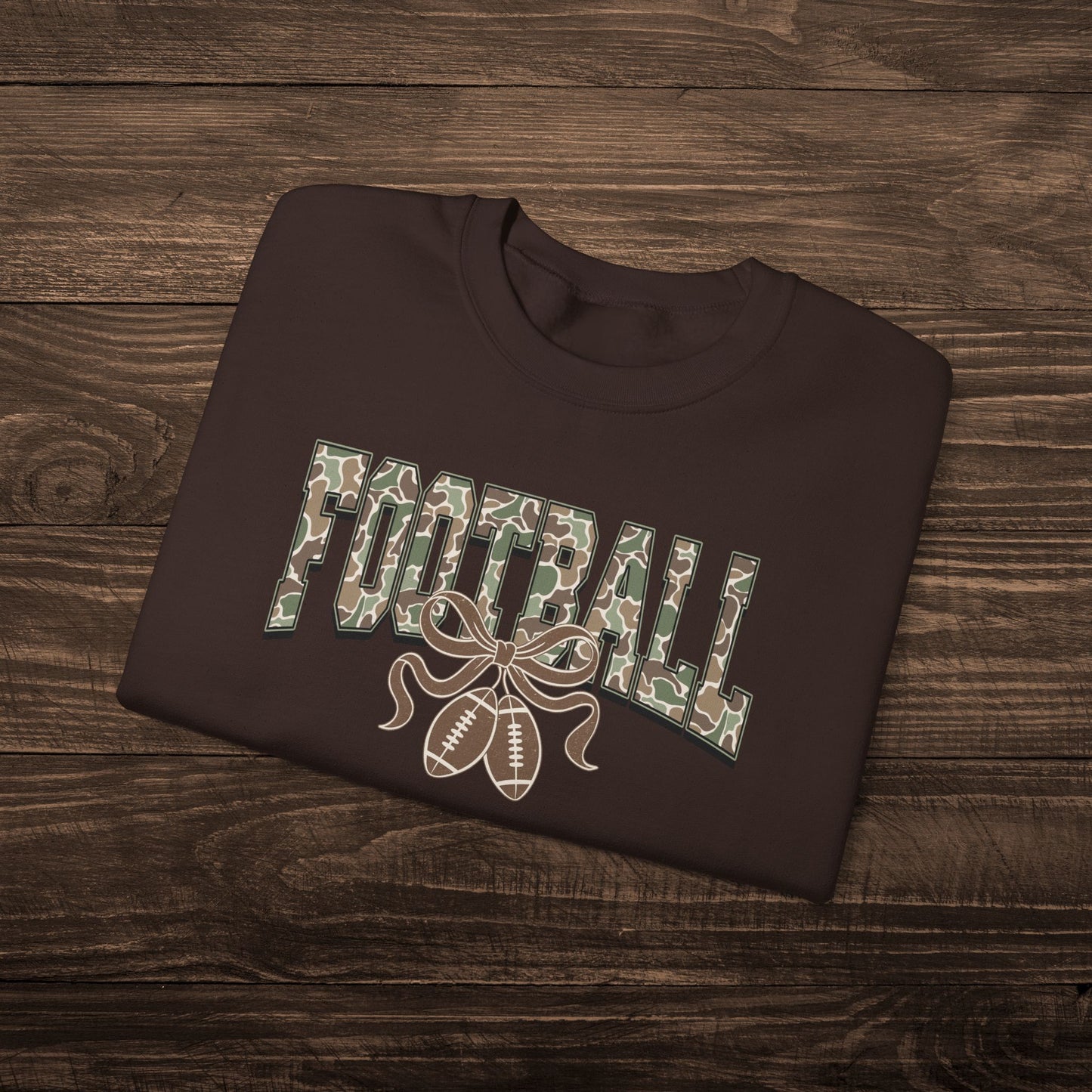 Camo Football Sweatshirt