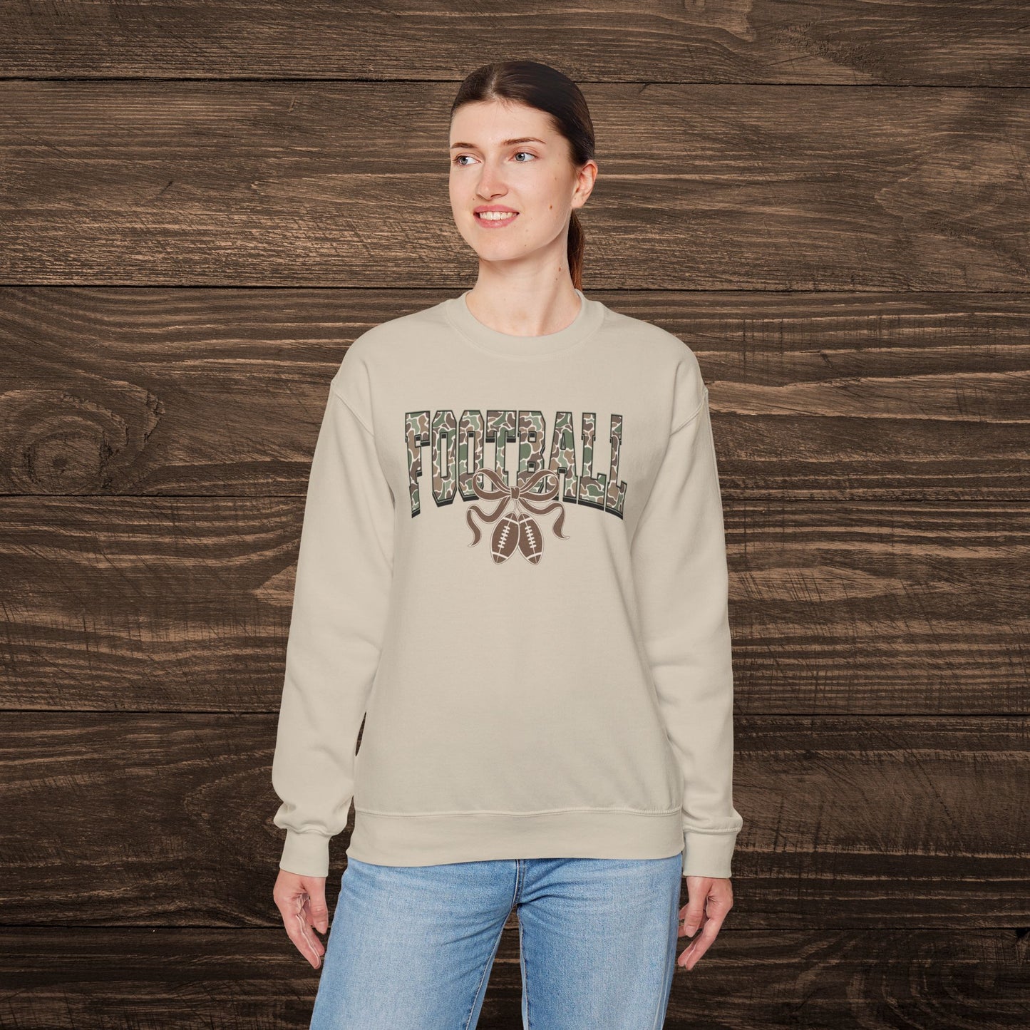 Camo Football Sweatshirt