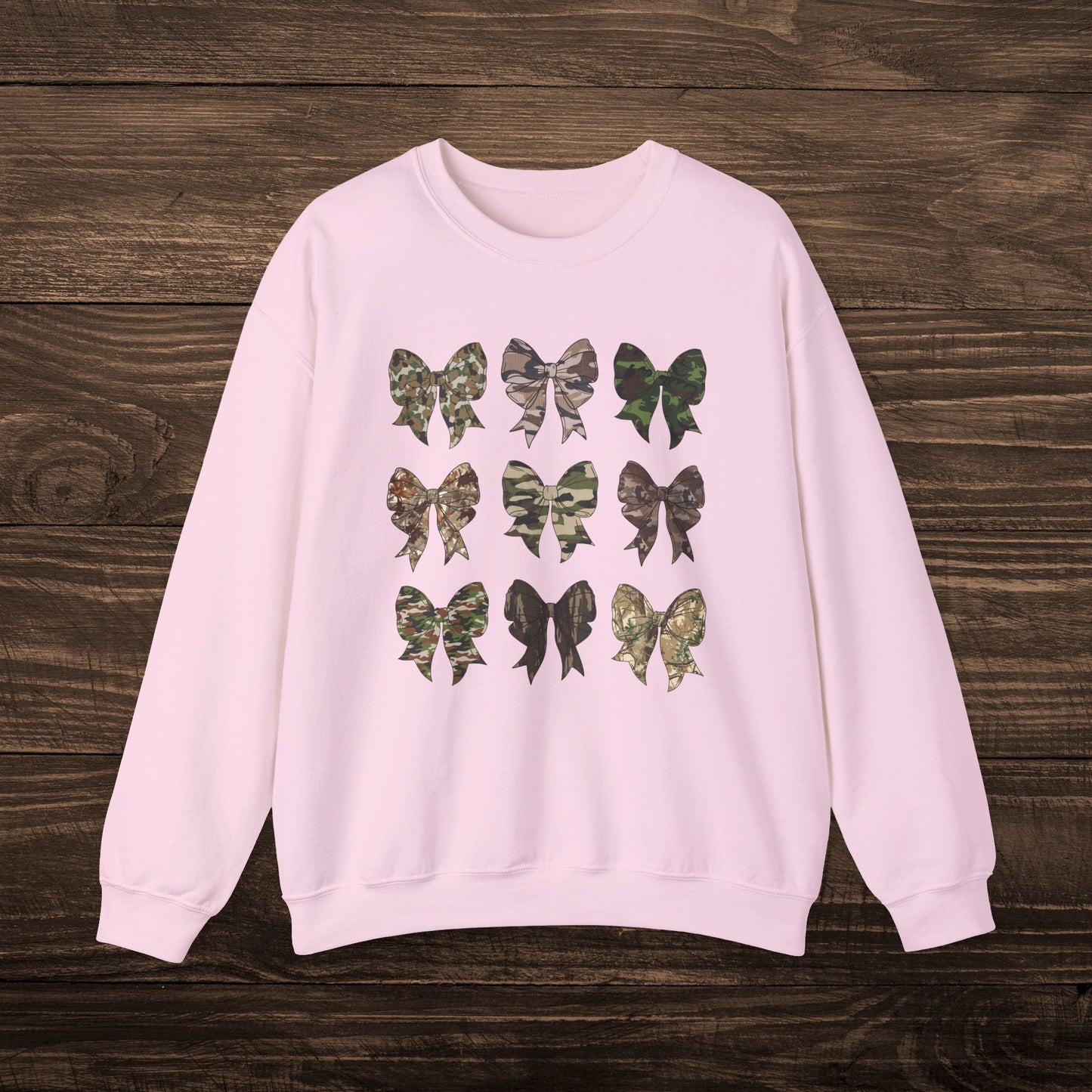 Camo Bows Sweatshirt