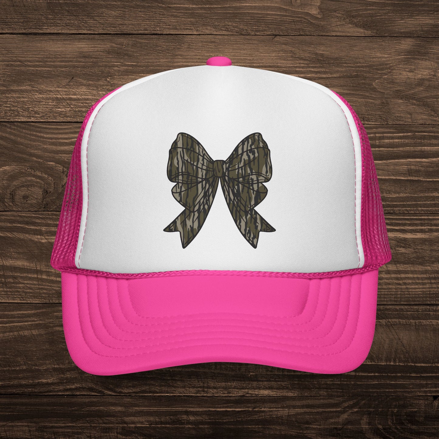 Camo Bow Trucker Cap