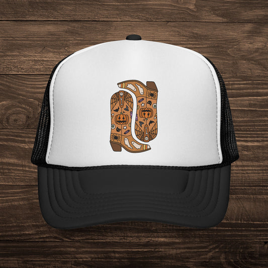 Spooky Boots Trucker Cap