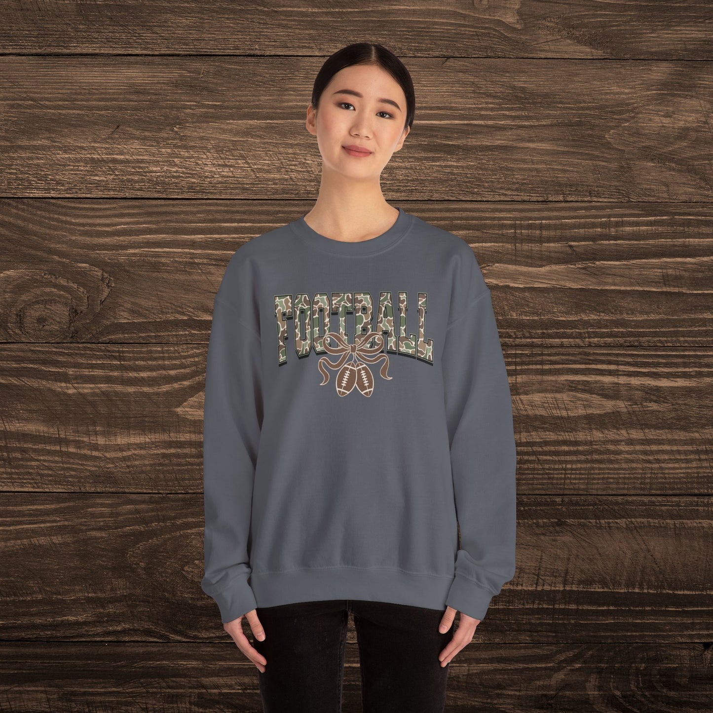 Camo Football Sweatshirt