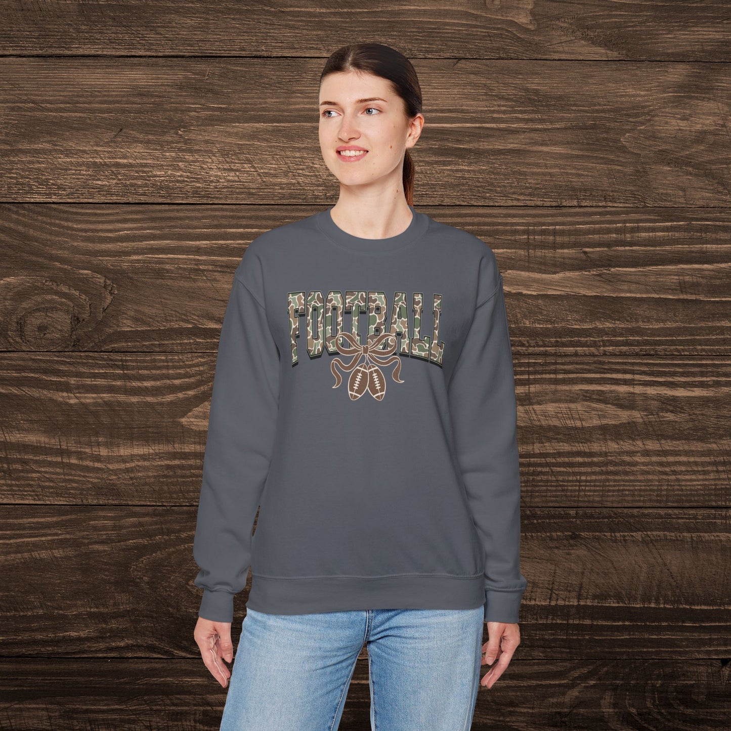 Camo Football Sweatshirt