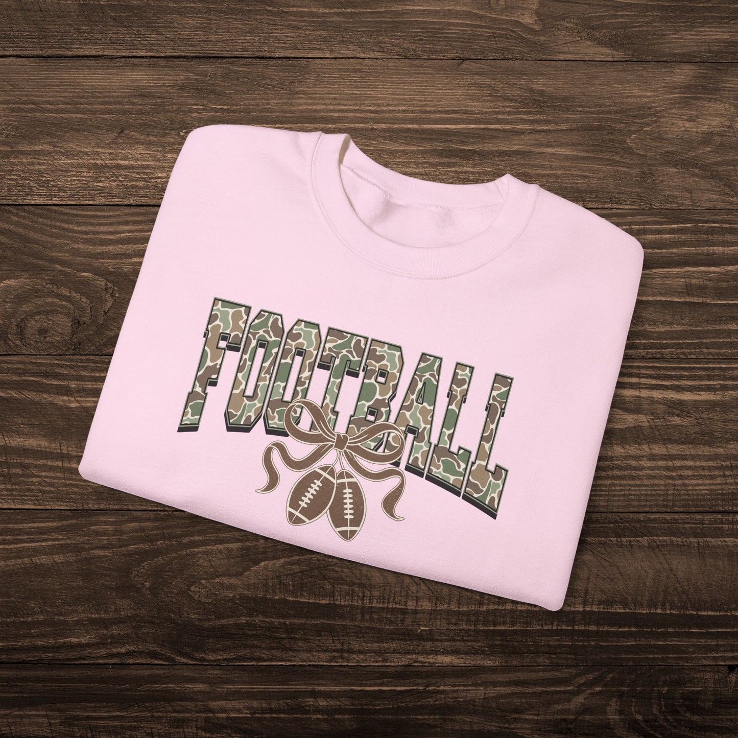 Camo Football Sweatshirt