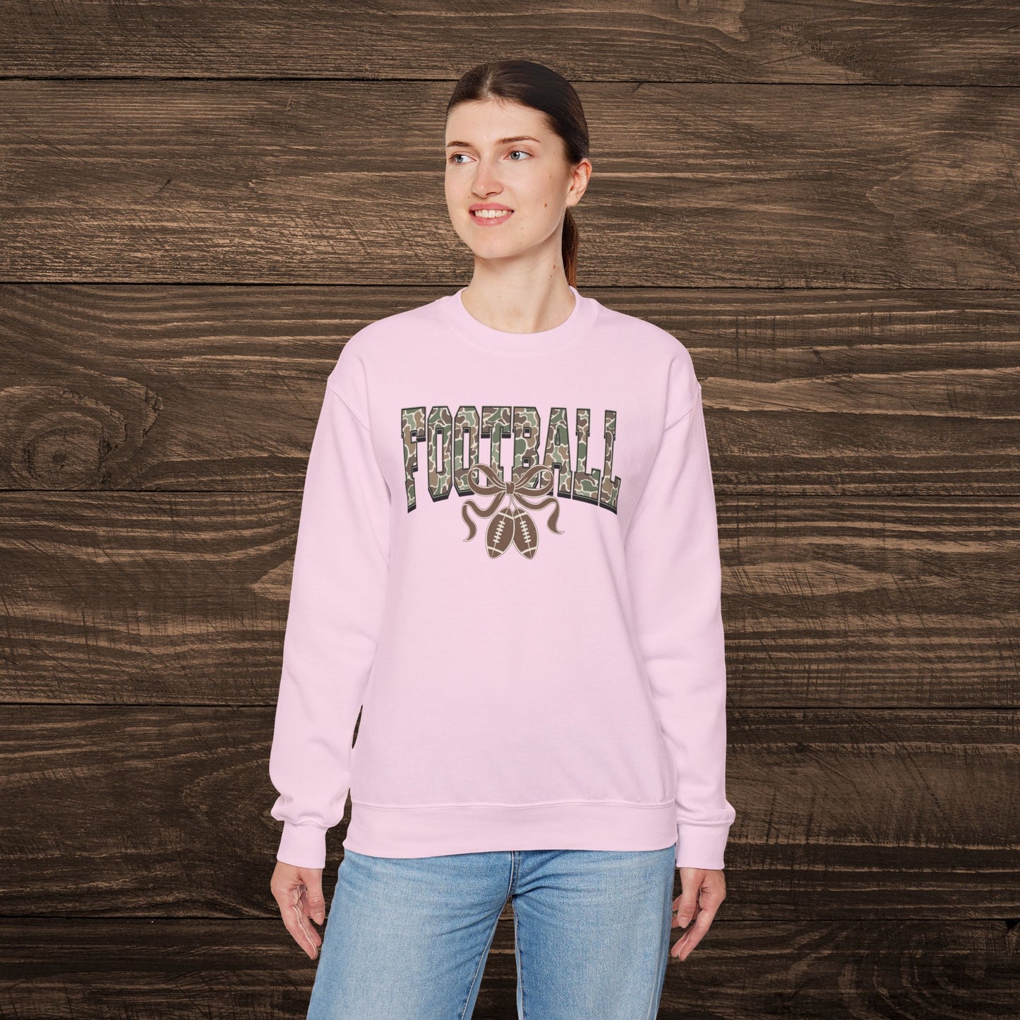 Camo Football Sweatshirt