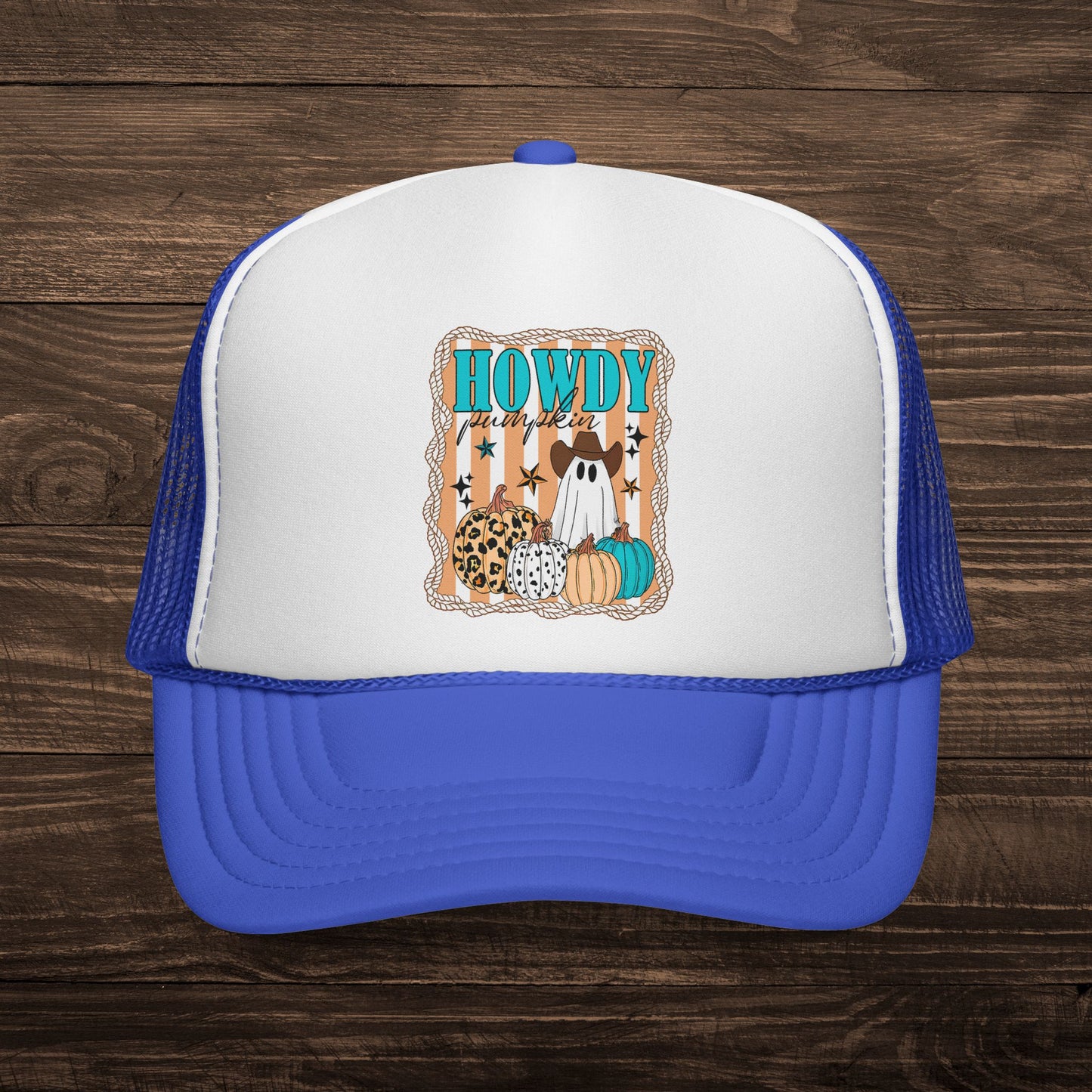 Howdy Pumpkin Trucker Cap