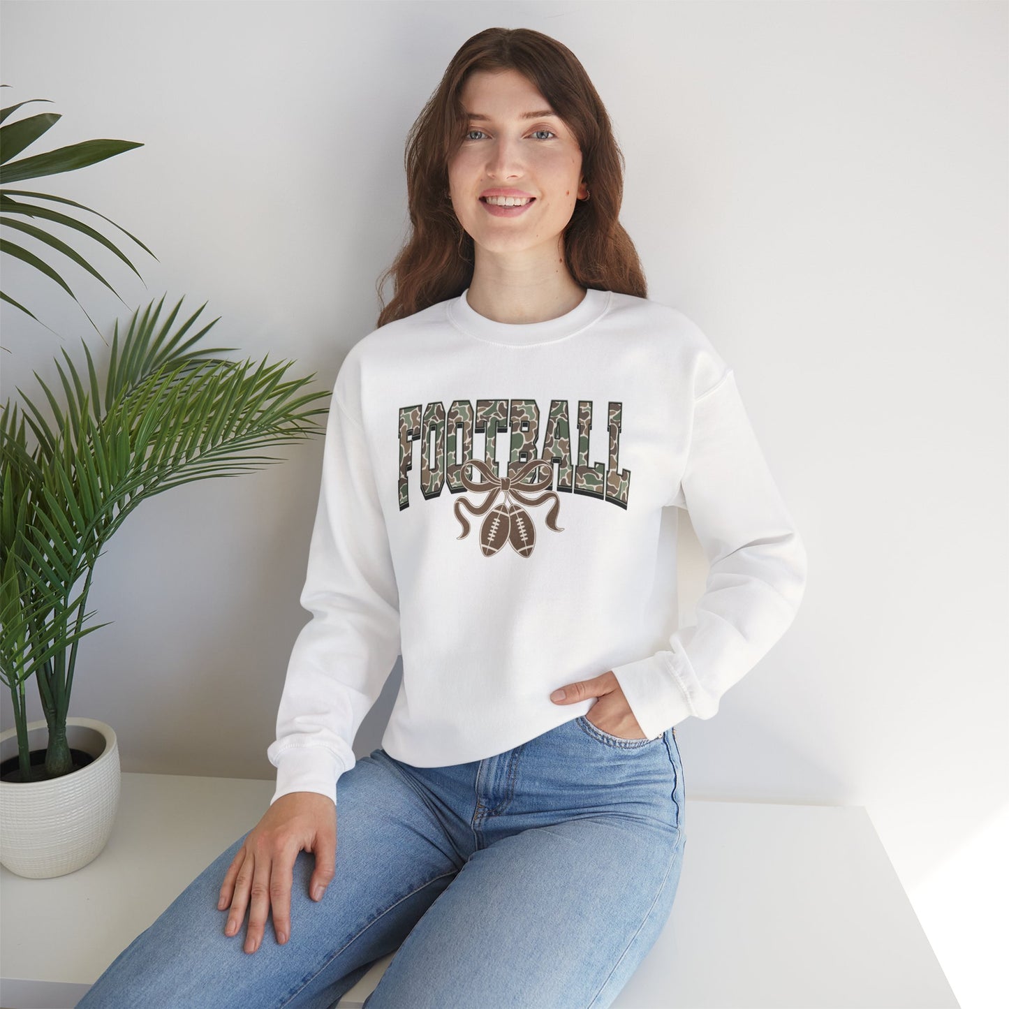 Camo Football Sweatshirt