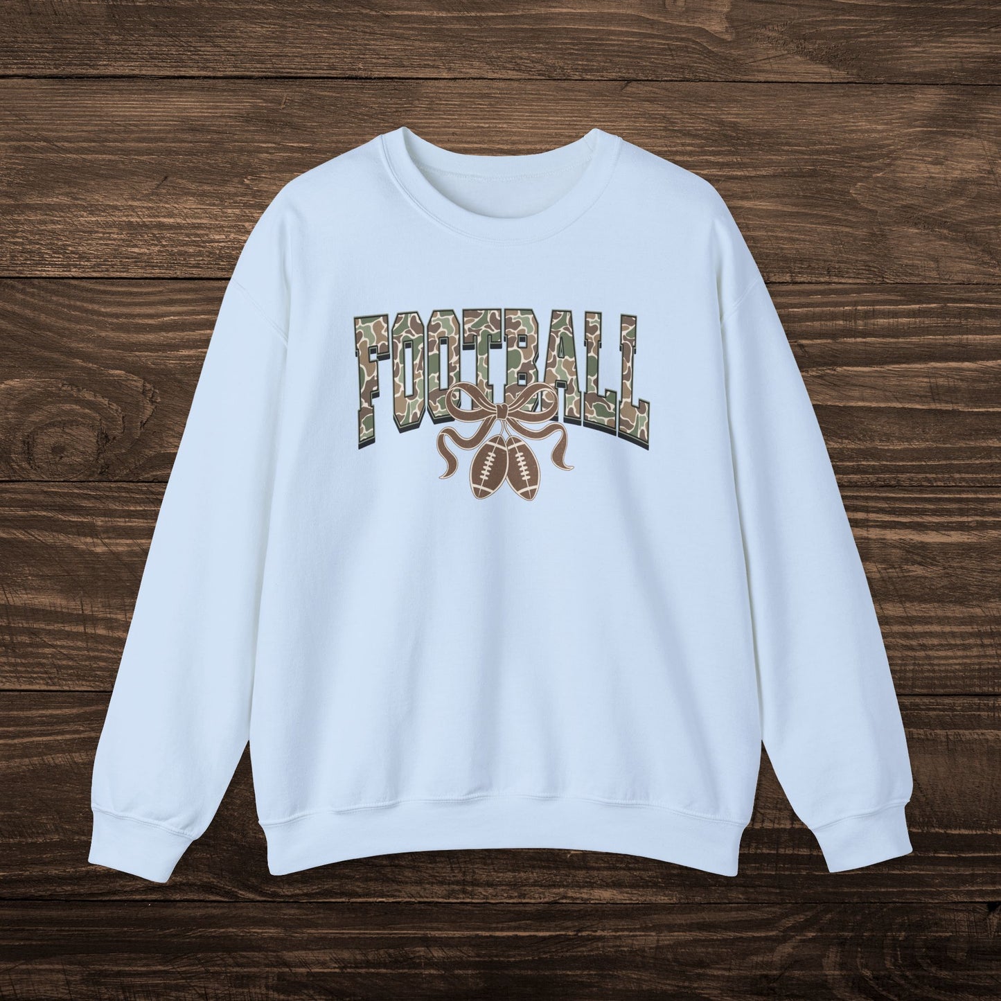Camo Football Sweatshirt