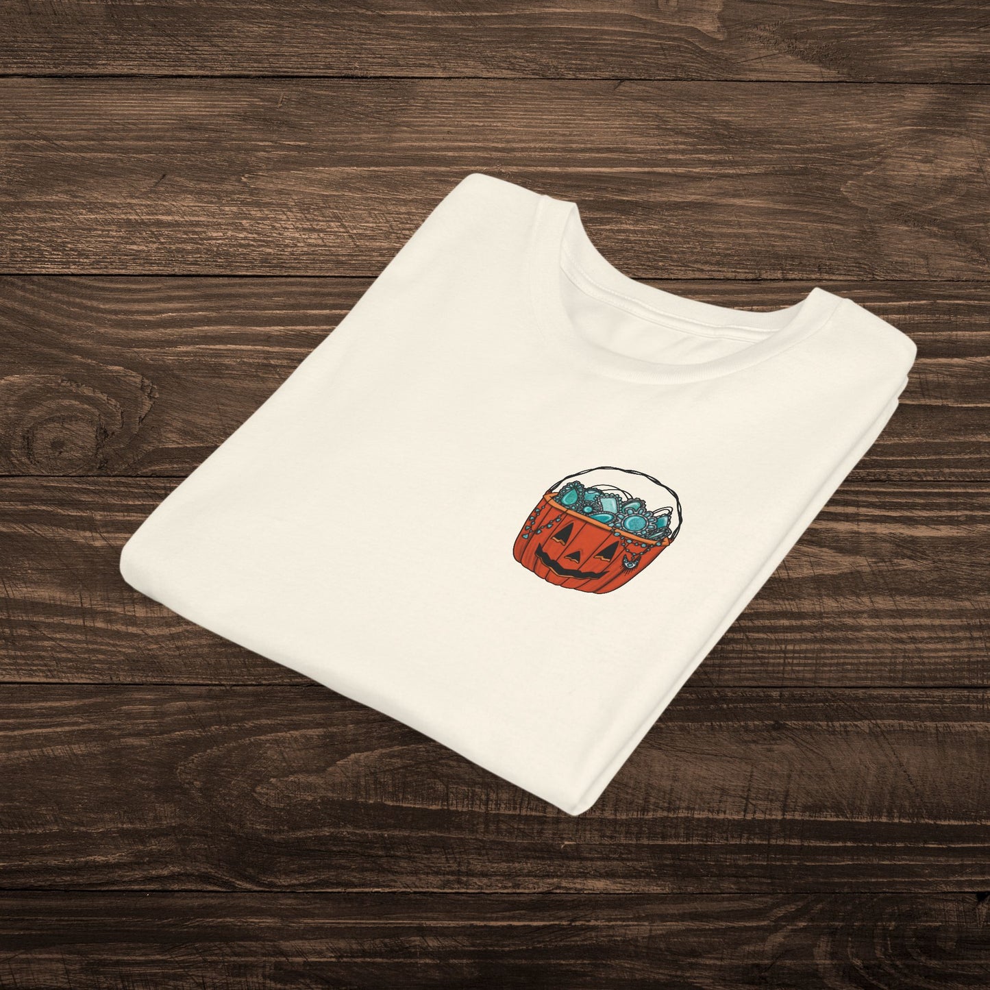 Youth Turquoise Trick or Treat Tee