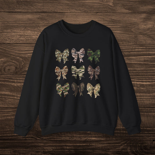 Camo Bows Sweatshirt