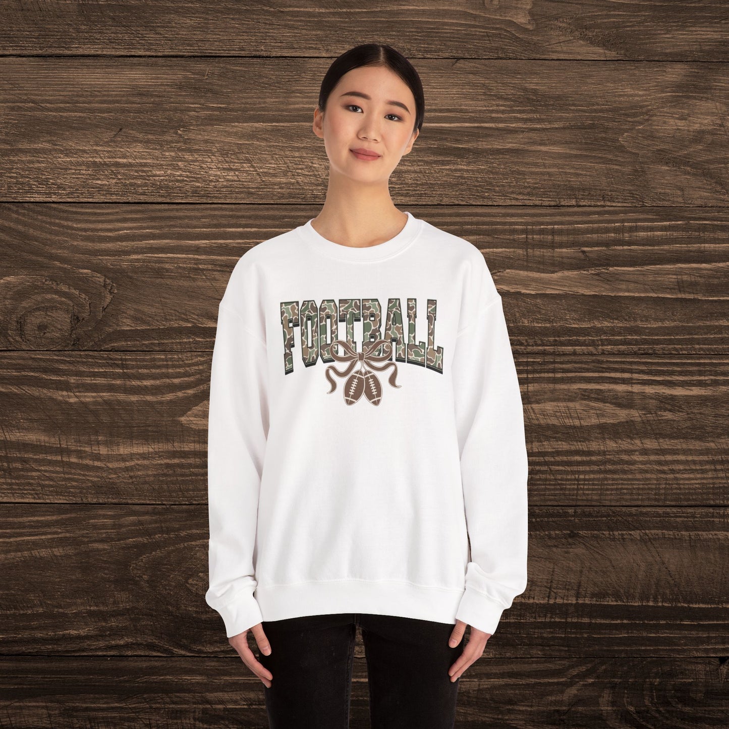 Camo Football Sweatshirt