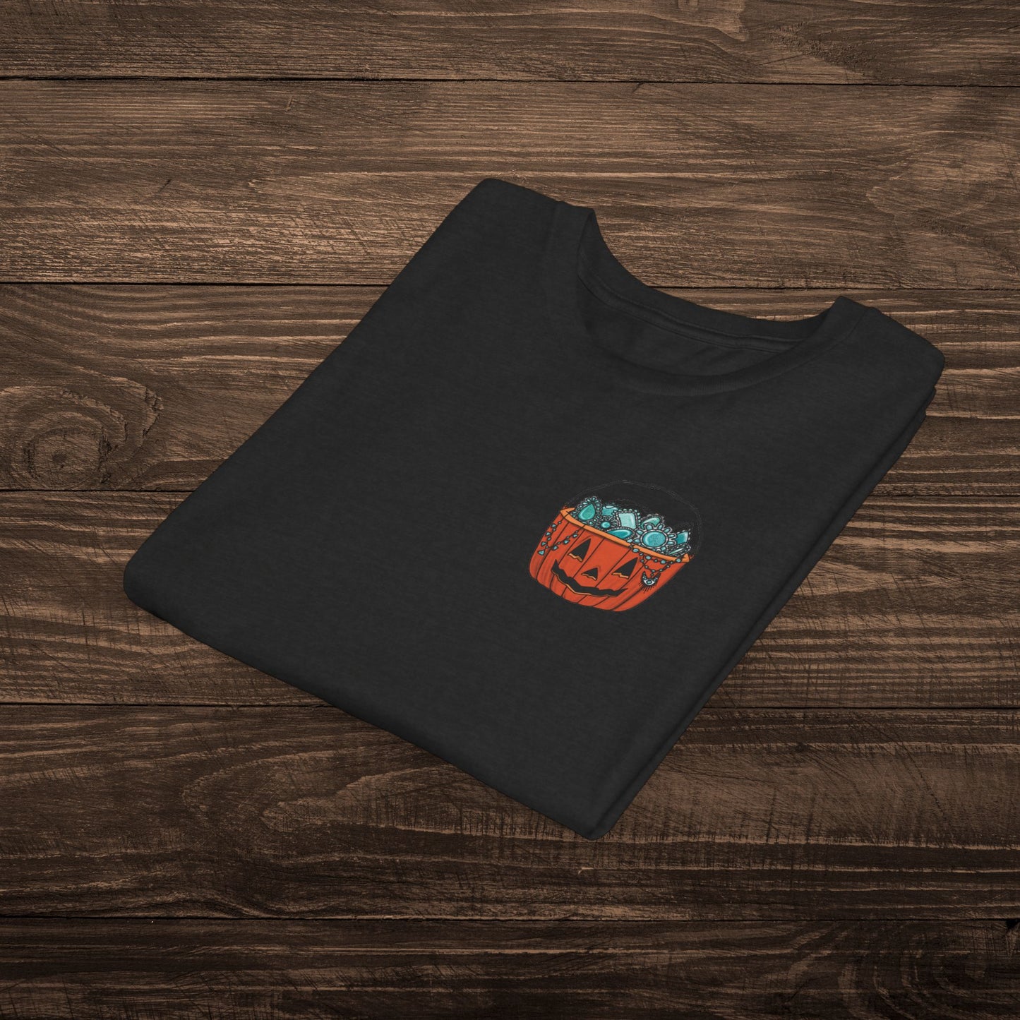 Youth Turquoise Trick or Treat Tee