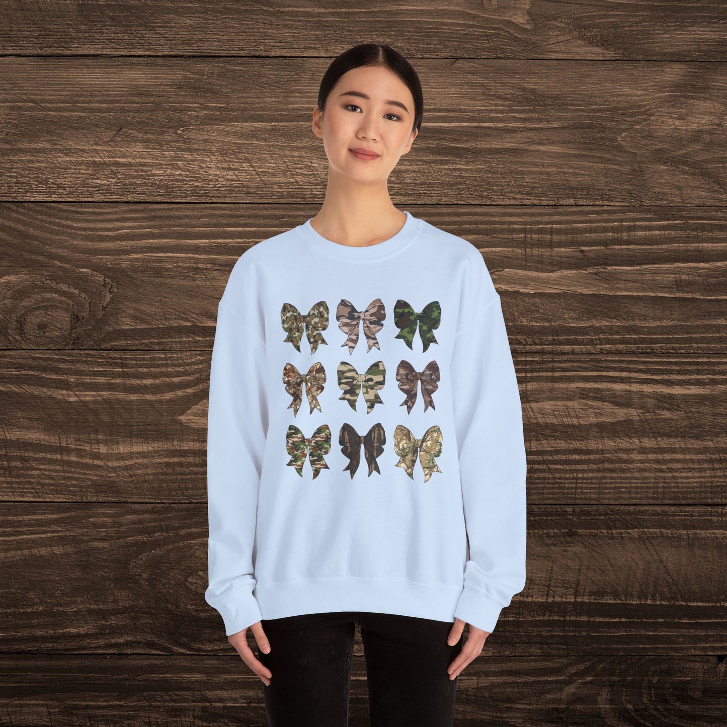 Camo Bows Sweatshirt