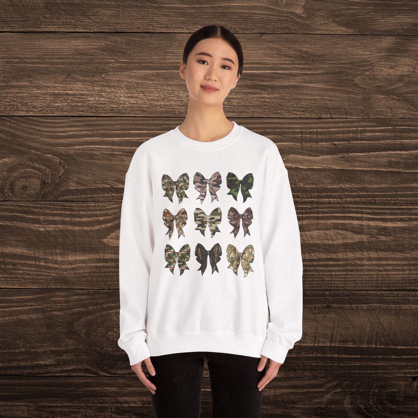 Camo Bows Sweatshirt
