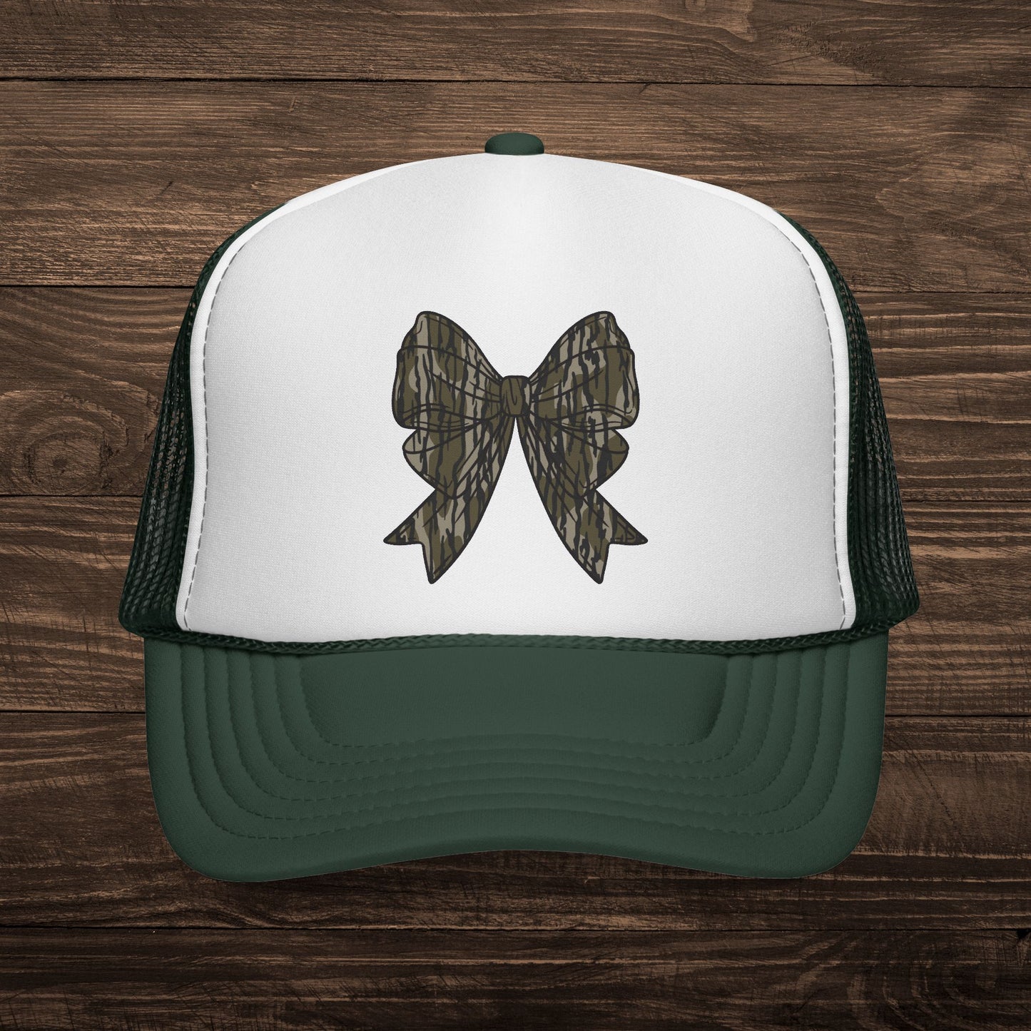 Camo Bow Trucker Cap
