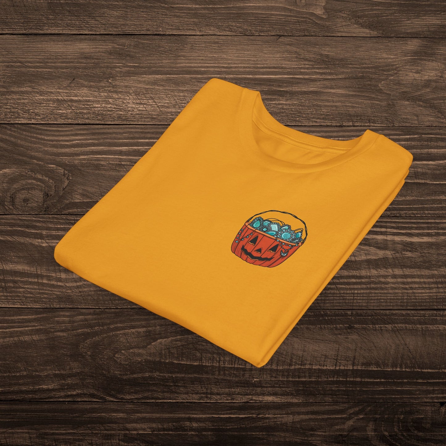 Youth Turquoise Trick or Treat Tee
