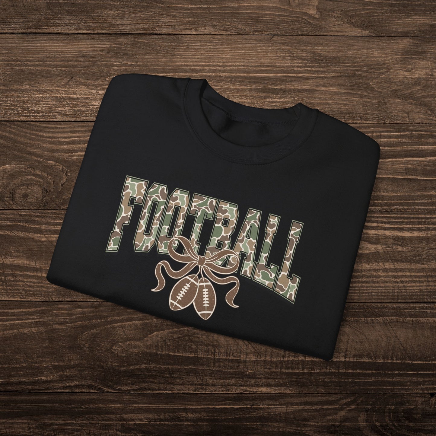 Camo Football Sweatshirt