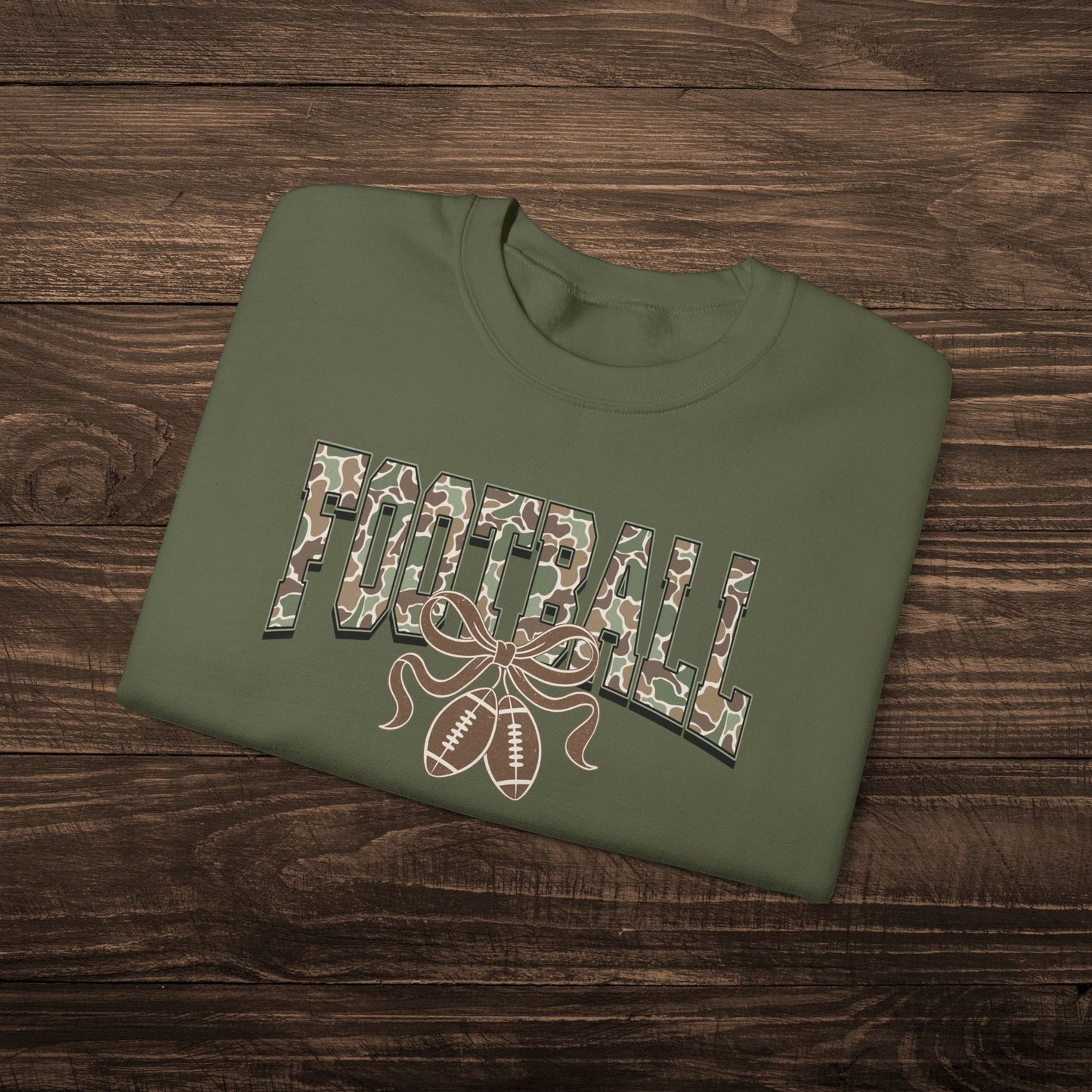 Camo Football Sweatshirt