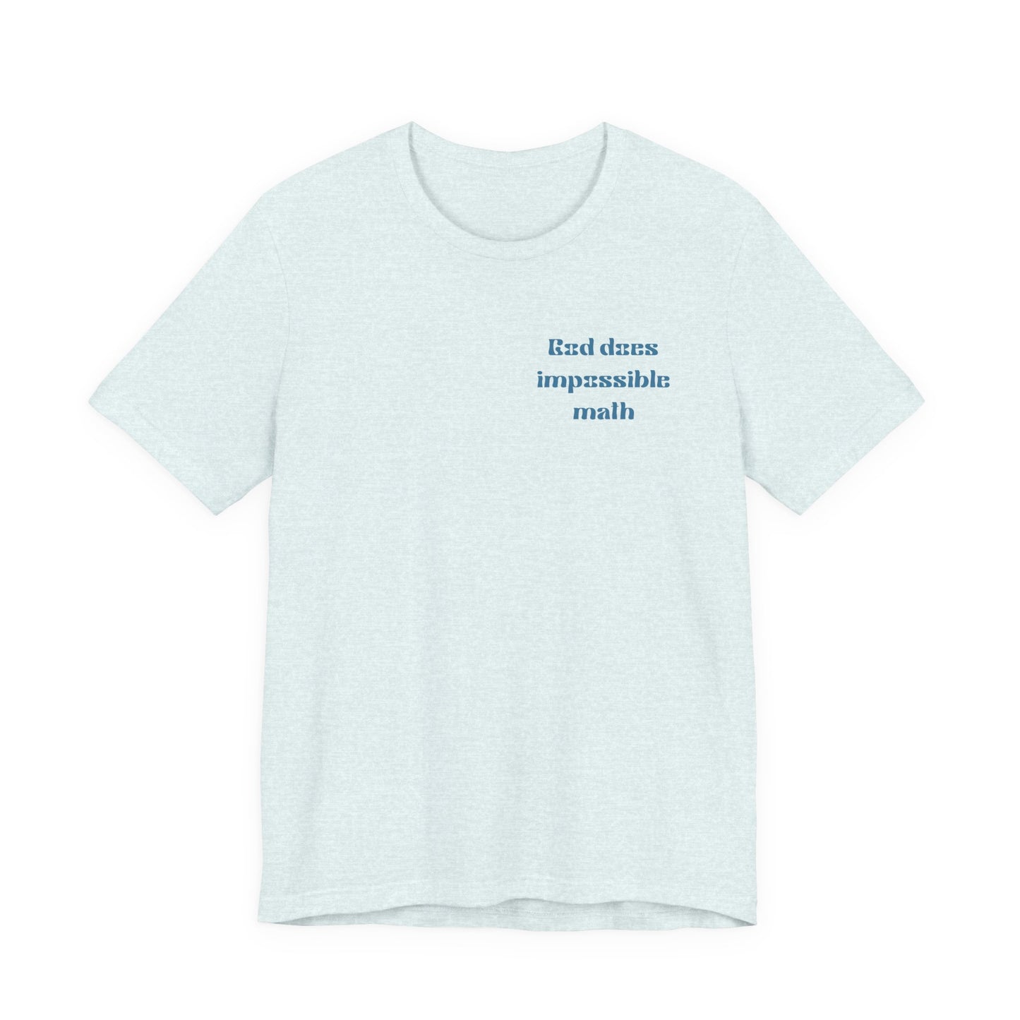 God does impossible math- Blue