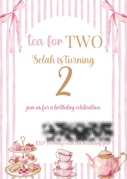 Digital Birthday Invite
